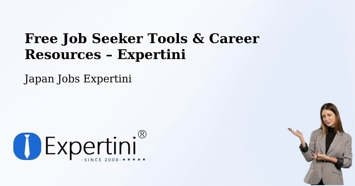 Free Job Seeker Tools & Career Resources – Tsuruoka Shi - Tsuruoka Shi, Japan Jobs Expertini
